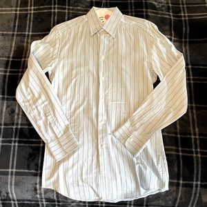 Dolce and Gabbana light blue stripe dress shirt